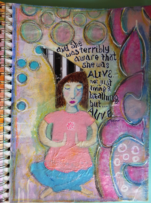artJOURNALING daily: white pens & markers - creativityUNLEASHED by traci  bautista